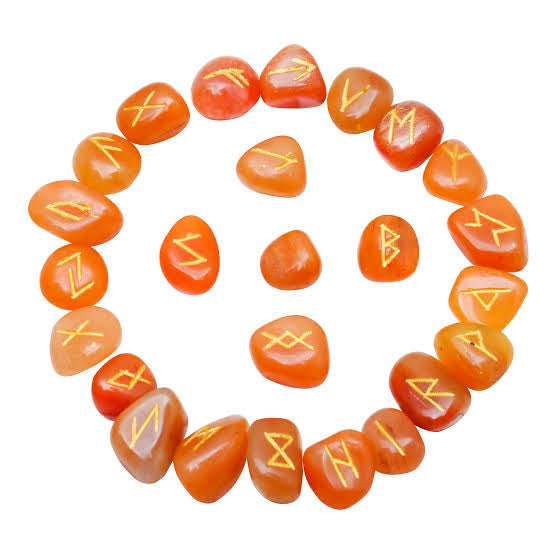 Carnelian - Boxes Runes Set Carnelian - Boxes Runes Set